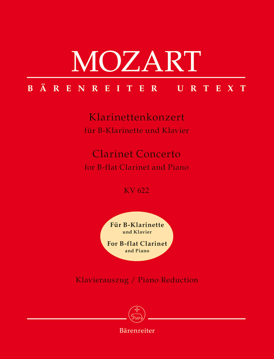 MOZART W.A. - CONCIERTO LA M URTEXT - KV.622 (VER.SIb) URTEXT