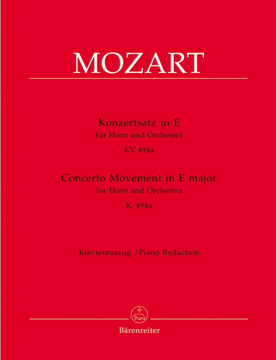 MOZART W.A. - CONCIERTO MI M - KV.494A
