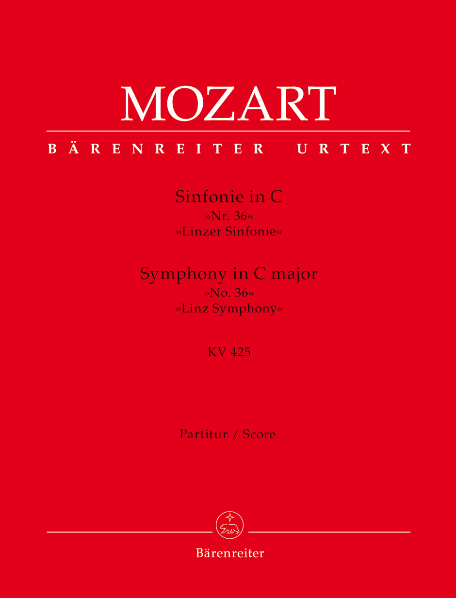 MOZART W.A.- SINFONIA Nº 36 DO M LINZER KV425 URTEXT