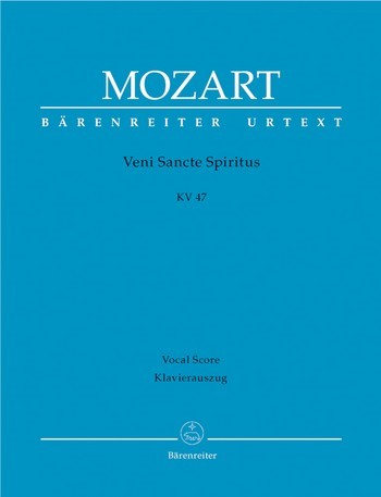 MOZART W.A. - VENI SANCTE SPIRIT - KV.47