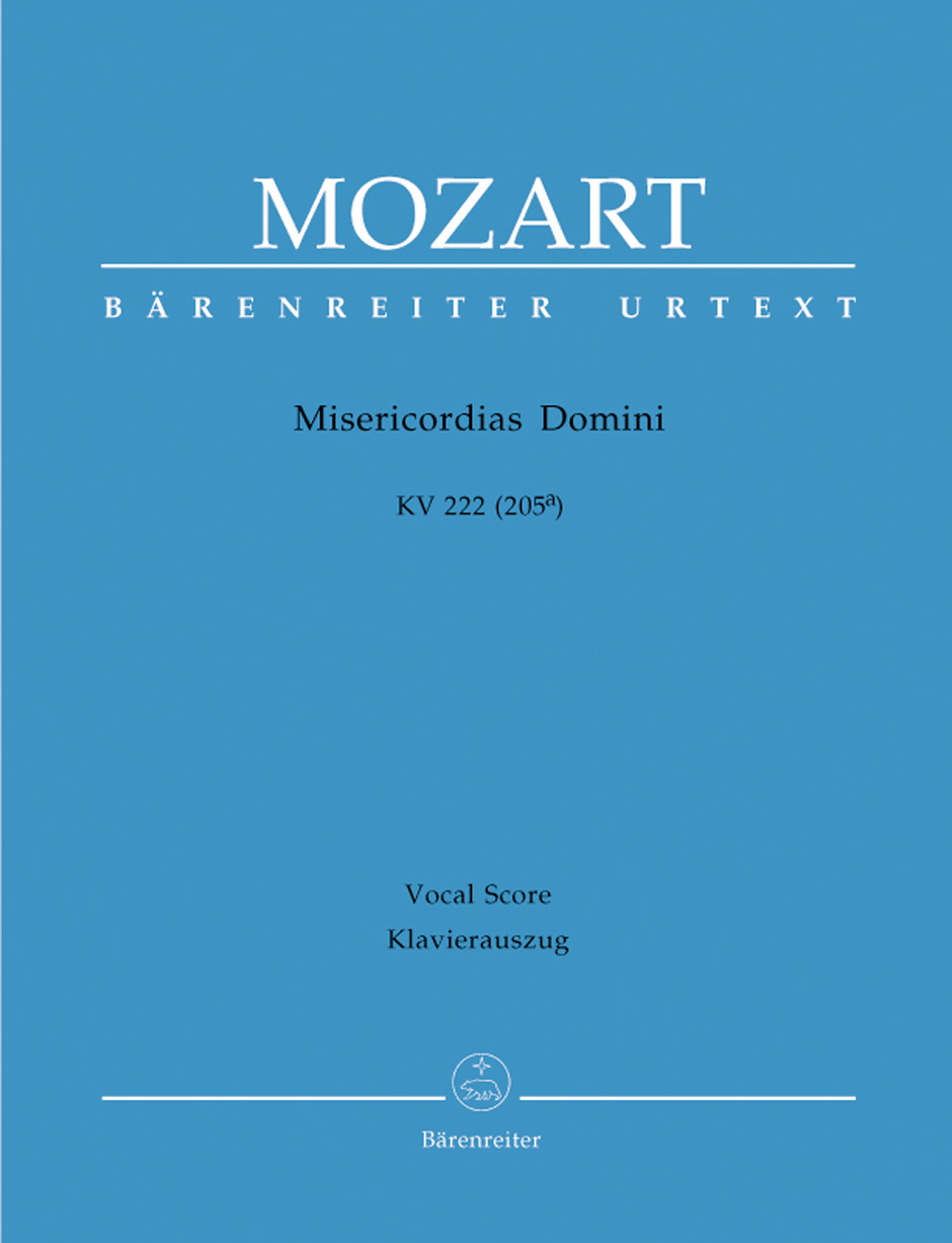 MOZART W.A. - MISERICORDIAS DOMINI  KV.222