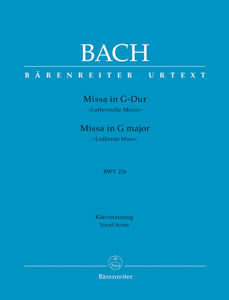 BACH J.S. - MISA SOL M - BWV.236