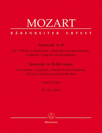 MOZART W.A. - SERENATA SIb M KV. 361 (370a) GRAN PARTITA