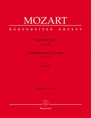 MOZART W.A - SINFONIA Nº 34 DO M KV 338 URTEXT