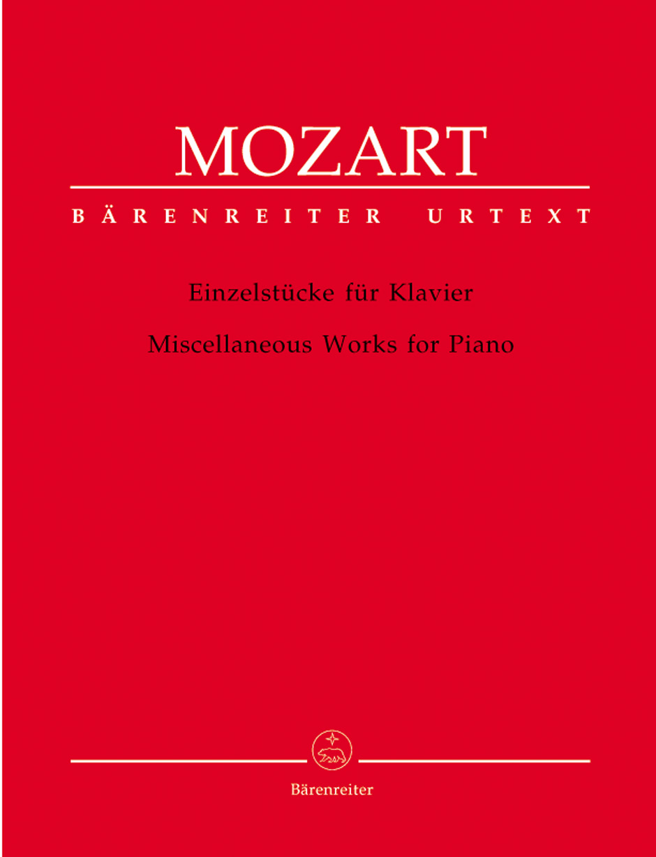 MOZART.-Obras Diversas para Piano (Urtext)