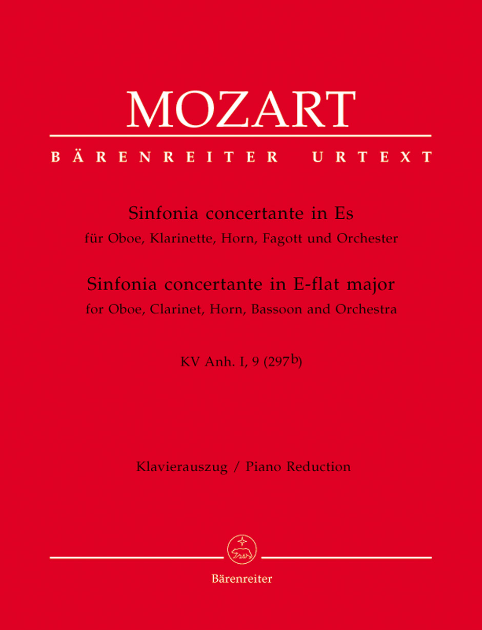 MOZART W.A. - SINFONIA CONCERTANTE MIBM  KV297 KV Anh. I,9 (297b)