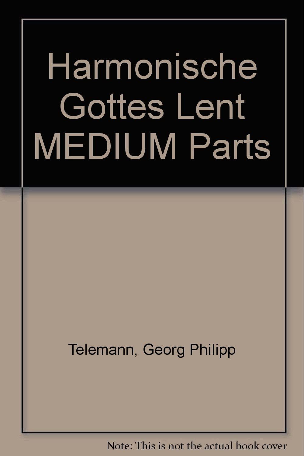 TELEMAN. -HARMONISCHER GOTTESDIENTS (LENT AND EASTER CANTATAS9