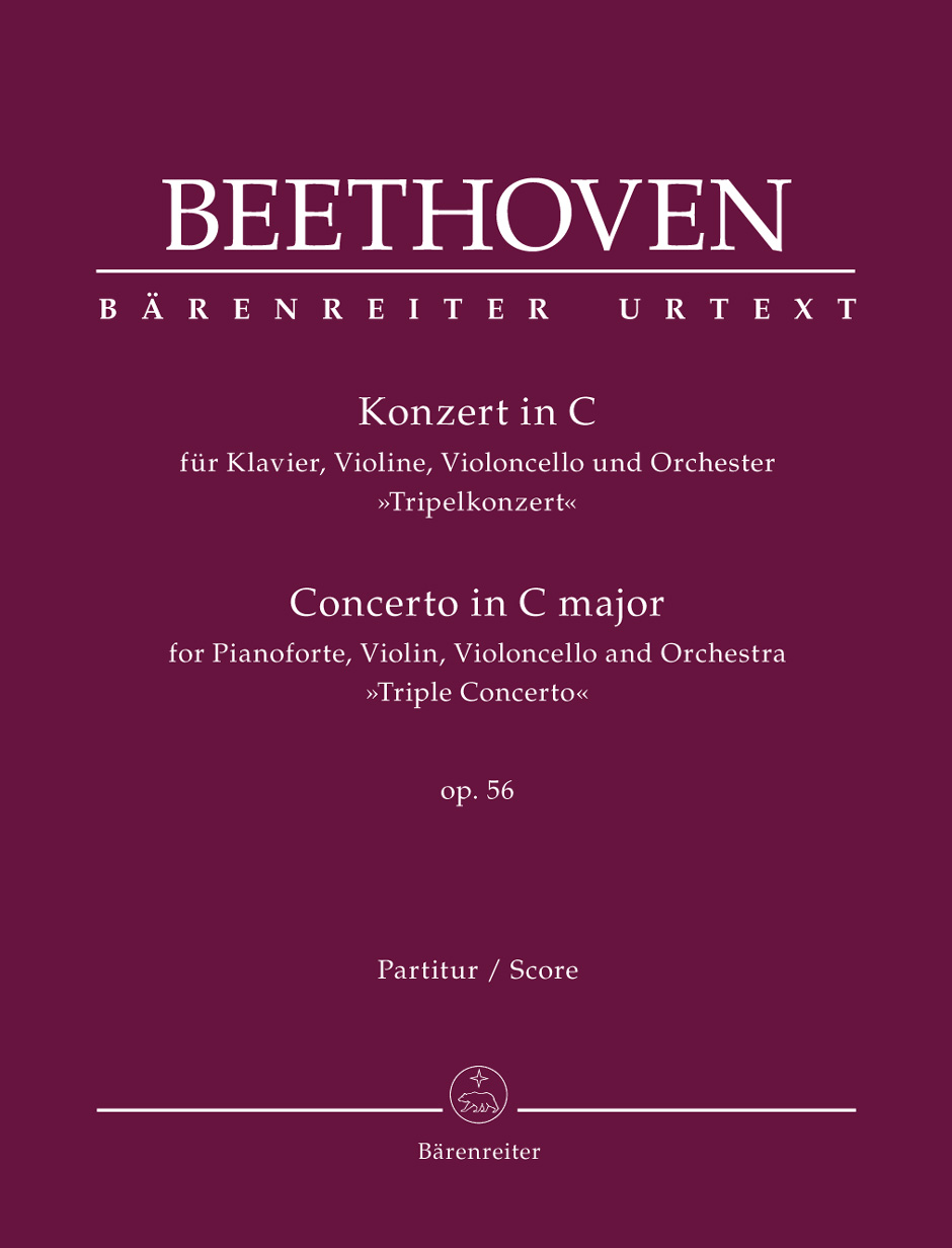 BEETHOVEN L.V. - TRIPLE CONCIERTO DO M - OP.56 (DIRECTORIAL) URTEXT