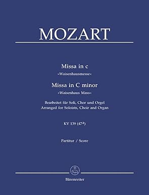 MOZART W.A. -MISA SOLEMNIS EN DO KV139 (47a) "WAISENHAUS" (URTEXT)