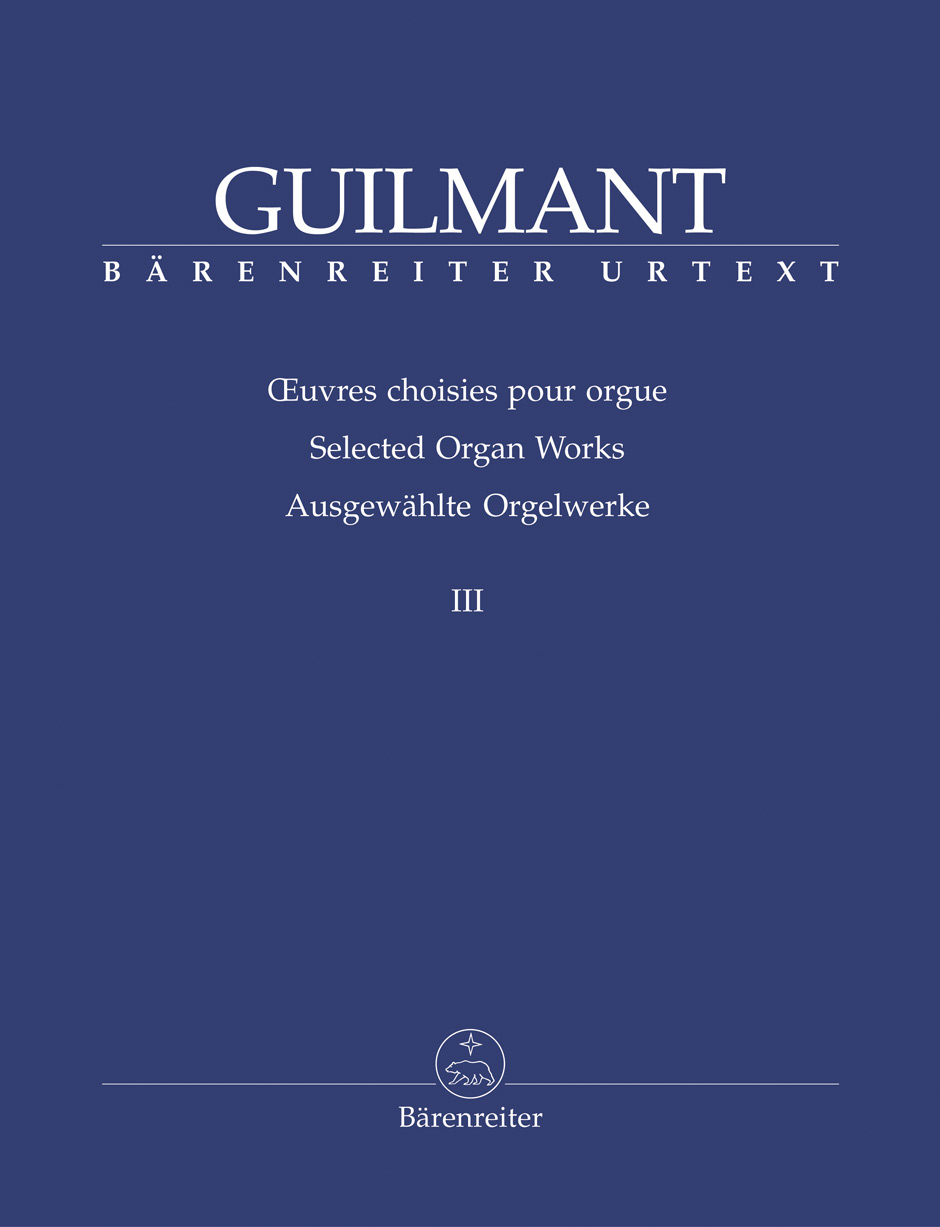GUILMANT F. - OBRA ESCOGIDA PARA ORGANO III.