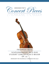 SEITZ F. - ESTUDIO CONCIERTO RE M OP. 22 (CELLO/P)