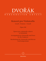 DVORAK A. - CONCIERTO SI m OP.104 URTEXT (V/CP)