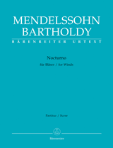 MENDELSSOHN F. - NOCTURNO PARA VIENTOS  URTEXT