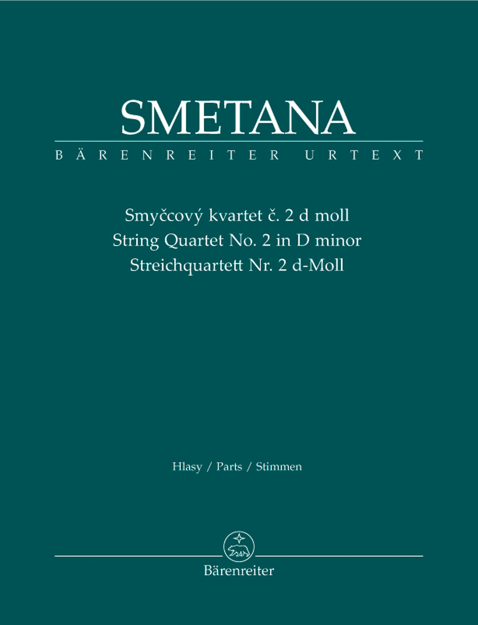 SMETANA B. - CUARTETO DE CUERA Nº 2 RE m URTEXT  2V/VA/VC