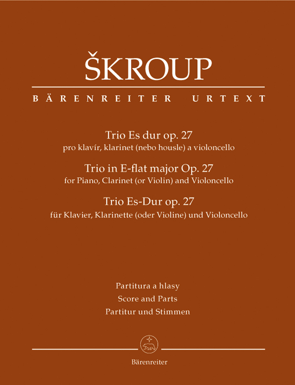 SKROUP F. - TRIO MIBM OP.27 CON CLARINETE