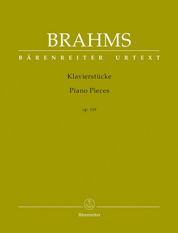 BRAHMS J. - PIEZAS OP.119 URTEXT