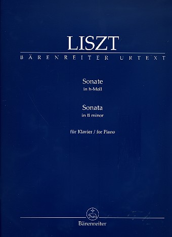 LISZT F. - SONATA SI m   URTEXT - PIANO -