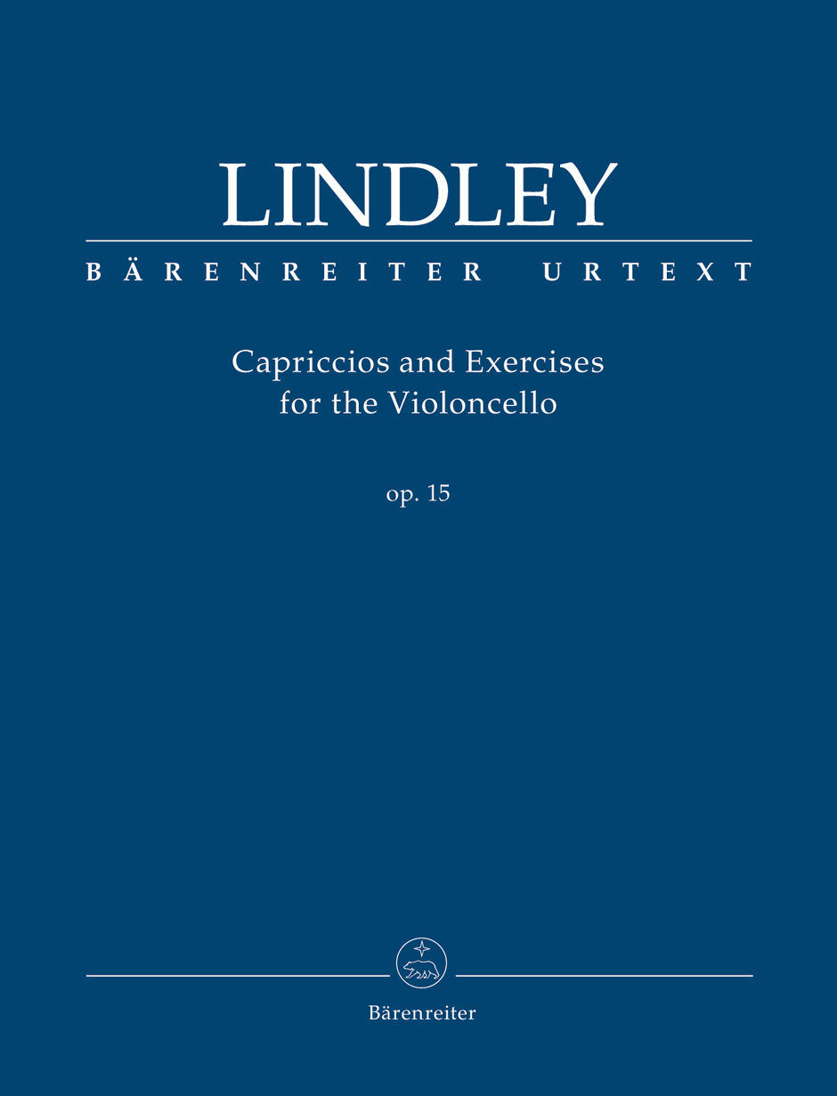LINDLEY R. - CAPRICHOS Y EJERCICIOS OP.15 URTEXT VIOLONCELLO