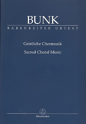 BUNK G. - MUSICA SACRA CORAL OP.47 URTEXT CORO
