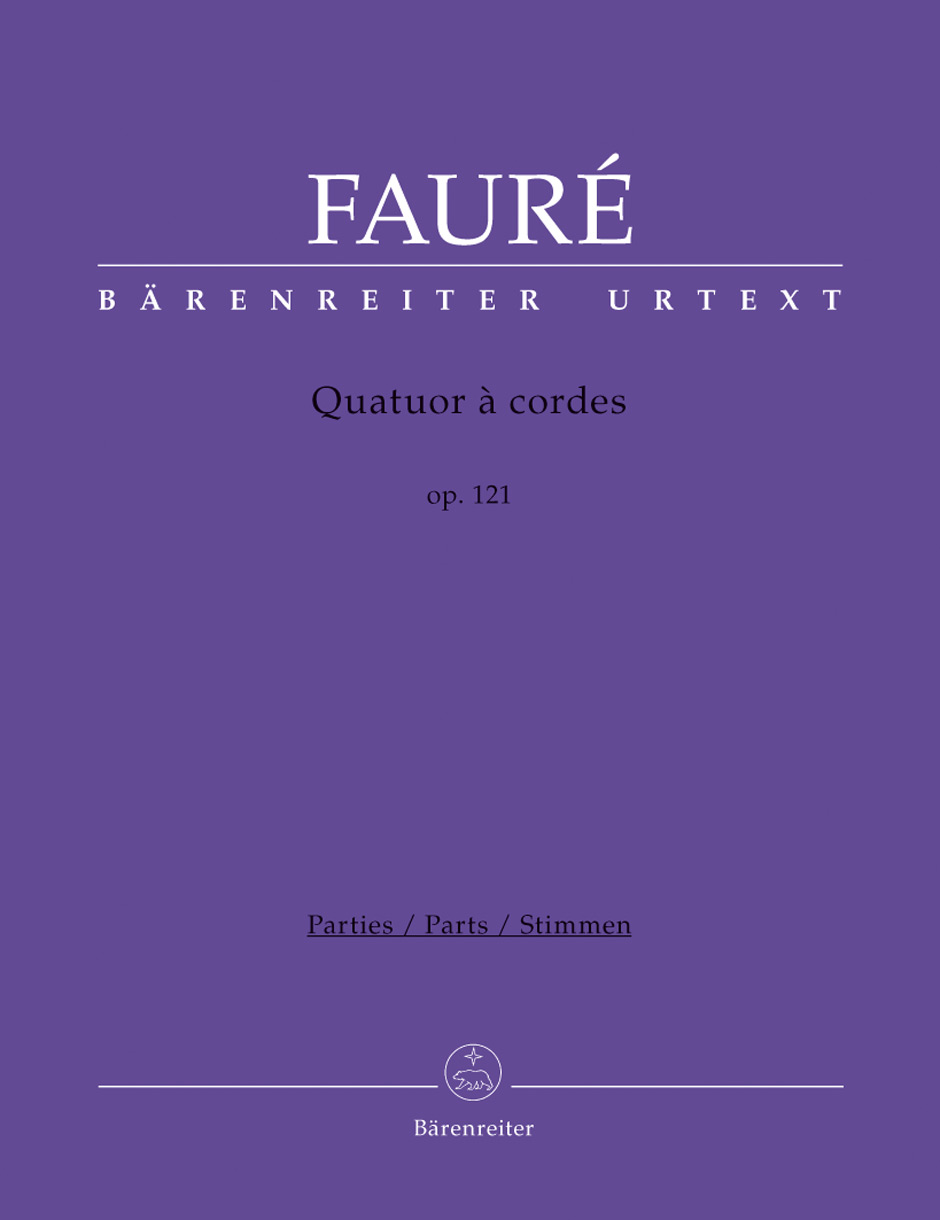 FAURE G. - CUARTETO OP,.121 PARTES (URTEXT)