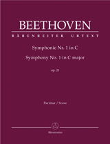 BEETHOVEN L.V. - SINFONIA Nº1 DO M URTEXT - OP.21 DIRECTOR