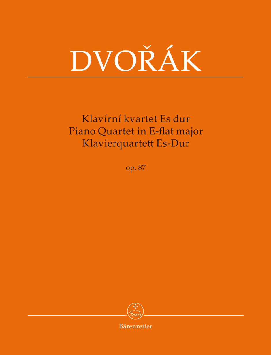 DVORAK A. - CUARTETO CON PIANO MI b M OP.87 PARTES