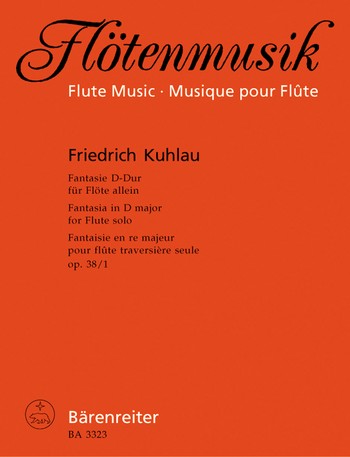 KUHLAU F. - FANTASIA RE M - OP.38 Nº1 - FLAUTA SOLA