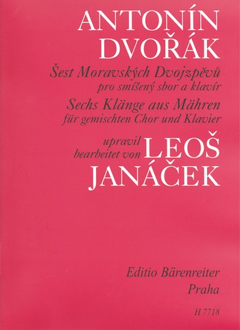DVORAK A. (REV.JANACEK) - SONIDOS DE MAHREN (6) CORO Y PIANO