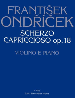 ONDRICEK F. - SCHERZO CAPRICHOSO OP,15 (VP)