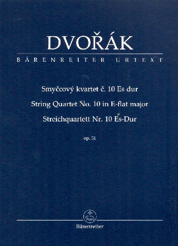 DVORAK A. - CUARTETO Nº 10 MIb M URTEXT