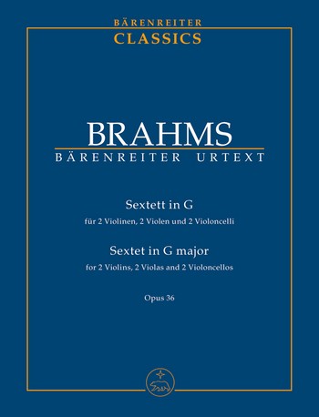 BRAHMS J. - SEXTETO OP.36 SOL M (BOLSILLO) URTEXT