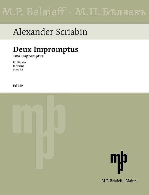 SCRIABIN A. - IMPROMTUS OP.12