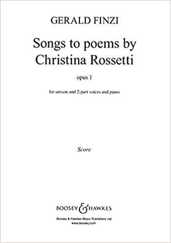FINZI G. - CANCIONES PARA NIÑOS OP.1 (10)