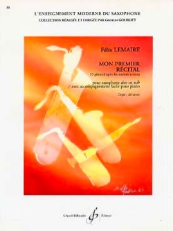 LEMAIRE F. - MON PREMIER RECITAL