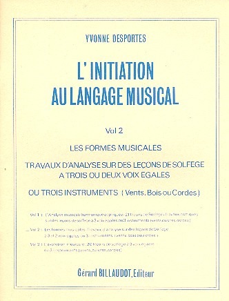DESPORTES  Y. - INICIACION AL LENGUAJE MUSICA V.2