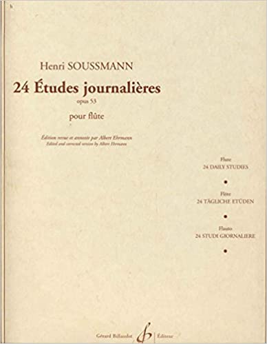 SOUSSMANN H. - ESTUDIOS DIARIOS (24) - OP.53- FLAUTA -