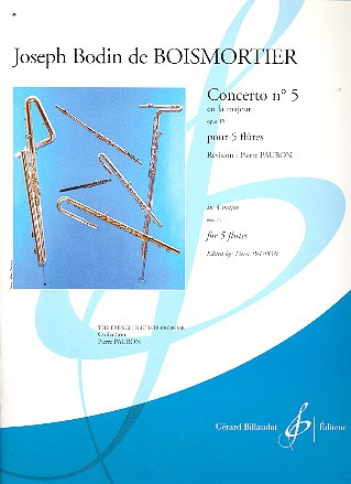BOISMORTIER J.B. - CONCIERTO LA M - OP.15 Nº5