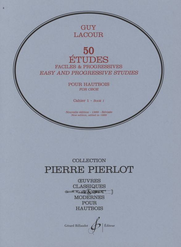 LACOUR G. - ESTUDIOS FACILES Y PROGRESIVOS V.1 (50) -OBOE