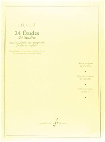 LUFT J.H. - ESTUDIOS (24) - OBOE o SAXO -