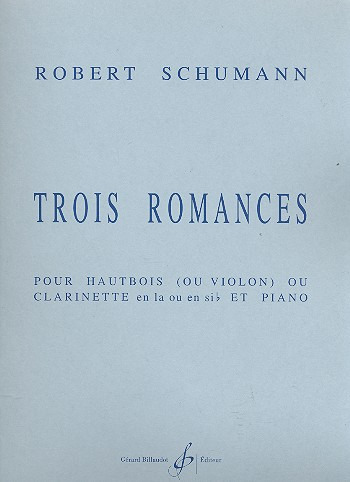 SCHUMANN R. - ROMANZAS (3) - OP.94