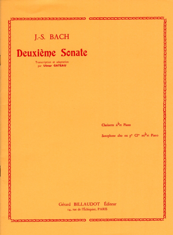 BACH J.S. - SONATA Nº2 -