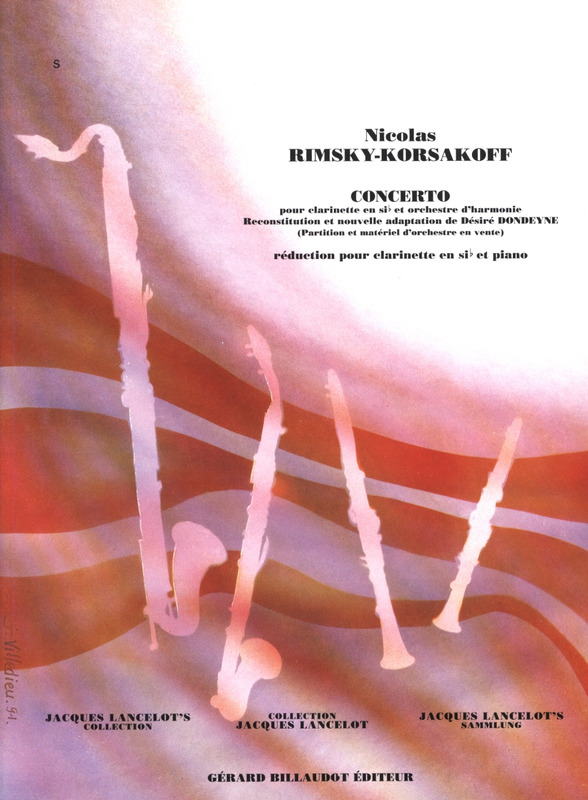 RIMSKY KORSAKOFF N. - CONCIERTO - CLARINETE Y PIANO