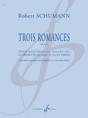 SCHUMANN R. - ROMANZAS (3) - OP.94