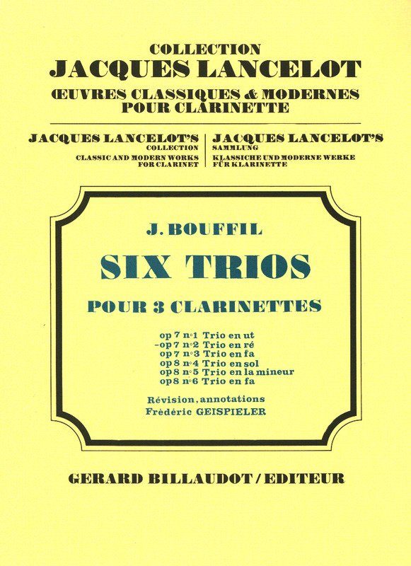 BOUFILL J. - TRIO RE - OP.7 Nº2