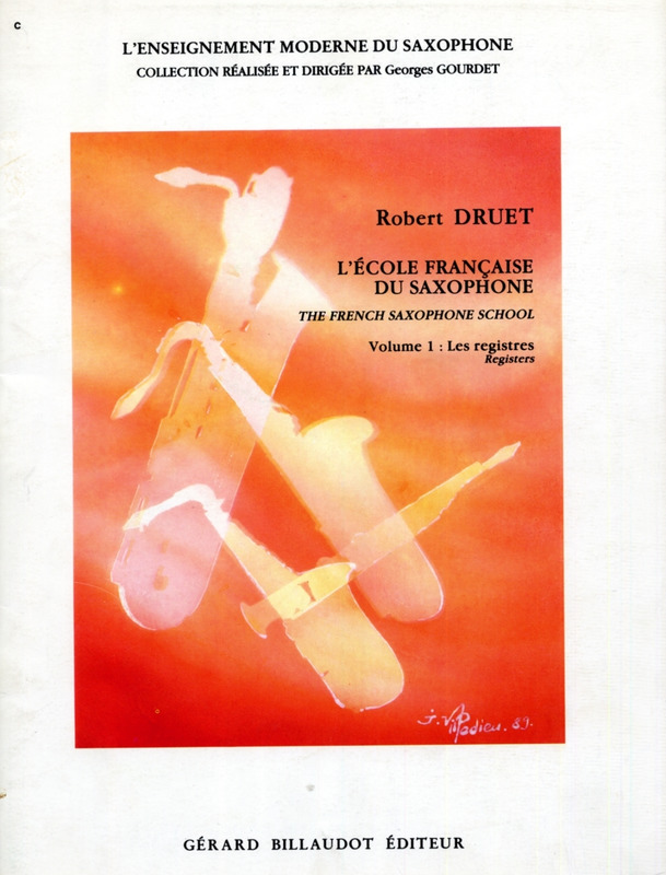 DRUET R. - ESCUELA FRANCESA V.1 (REGISTROS) -