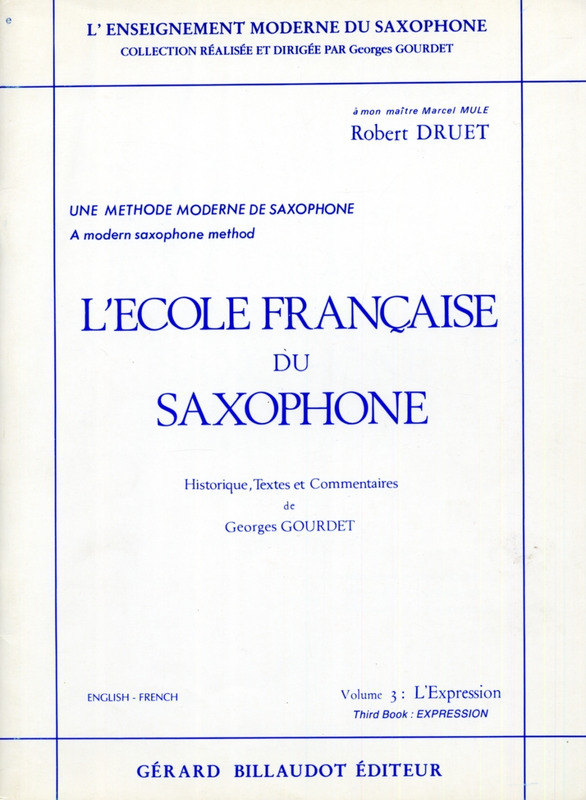 DRUET R. - ESCUELA FRANCESA V.3 -(EXPRESSION)