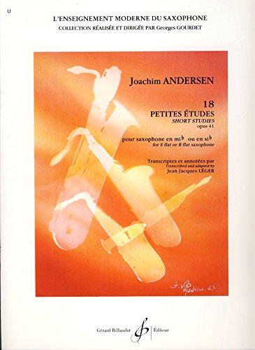 ANDERSEN J. - PEQUEÑOS ESTUDIOS (18) - OP.41    - SAXO