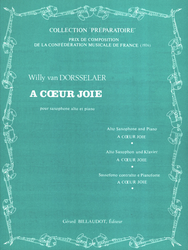 DORSSELAER W. - A COEUR JOIE -