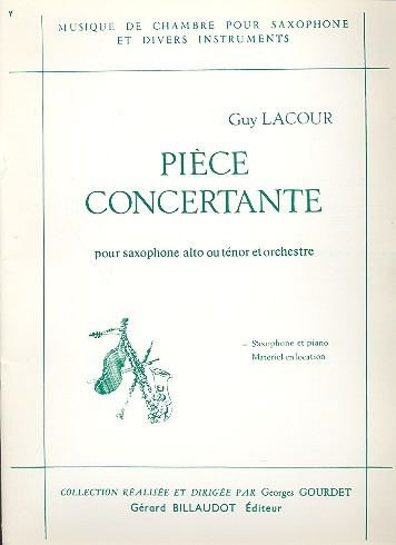 LACOUR G. - PIEZA CONCERTANTE -