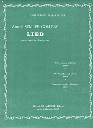 SEMLER-COLLERY A. - LIED -